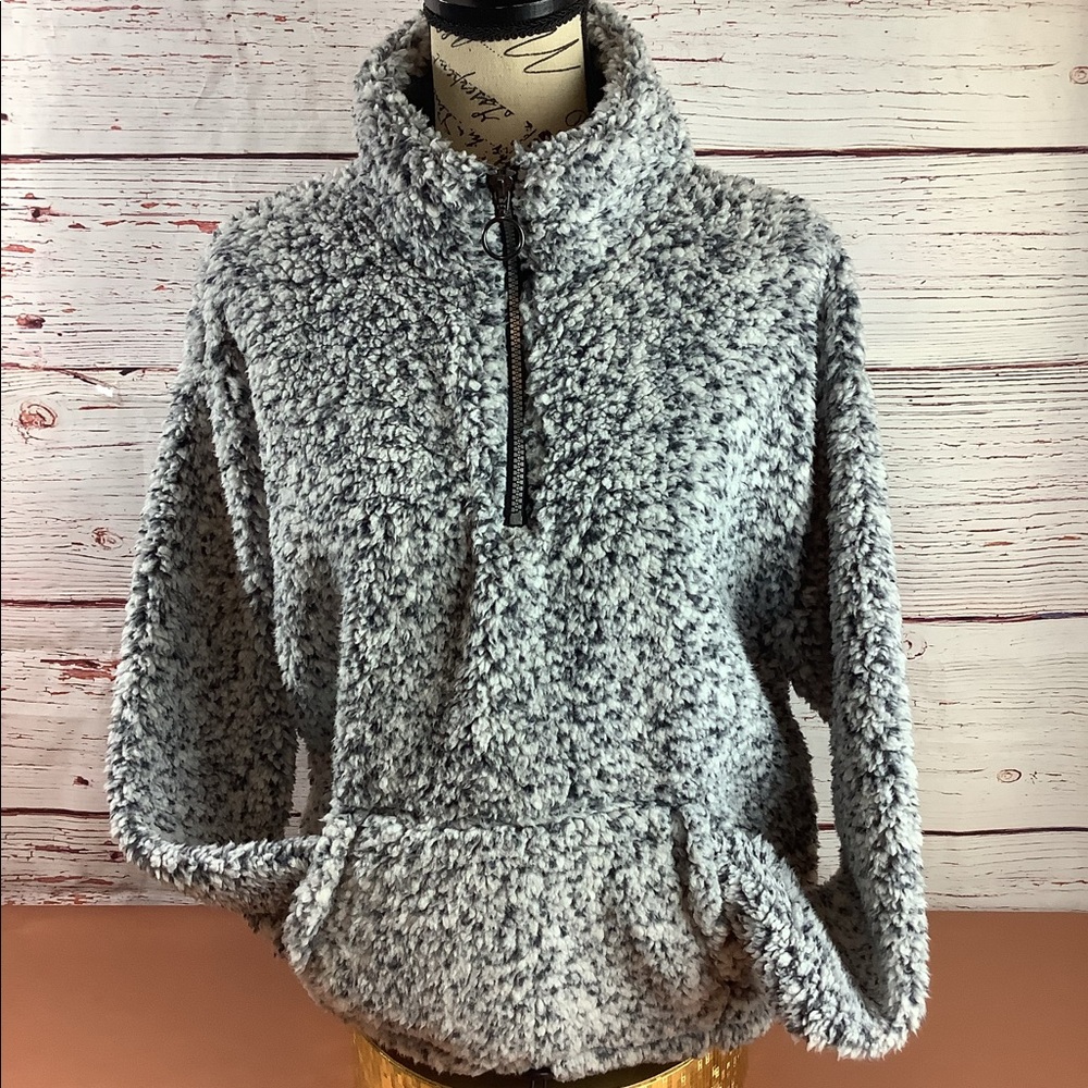 🌹🗯SO 1/4 ZIP SHERPA PULLOVER TEDDY SWEATERS
